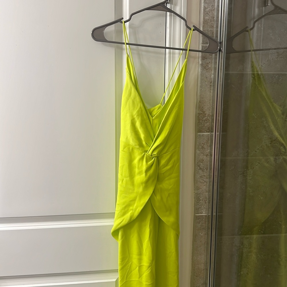NVW Cushnie X Target Lime Green dress